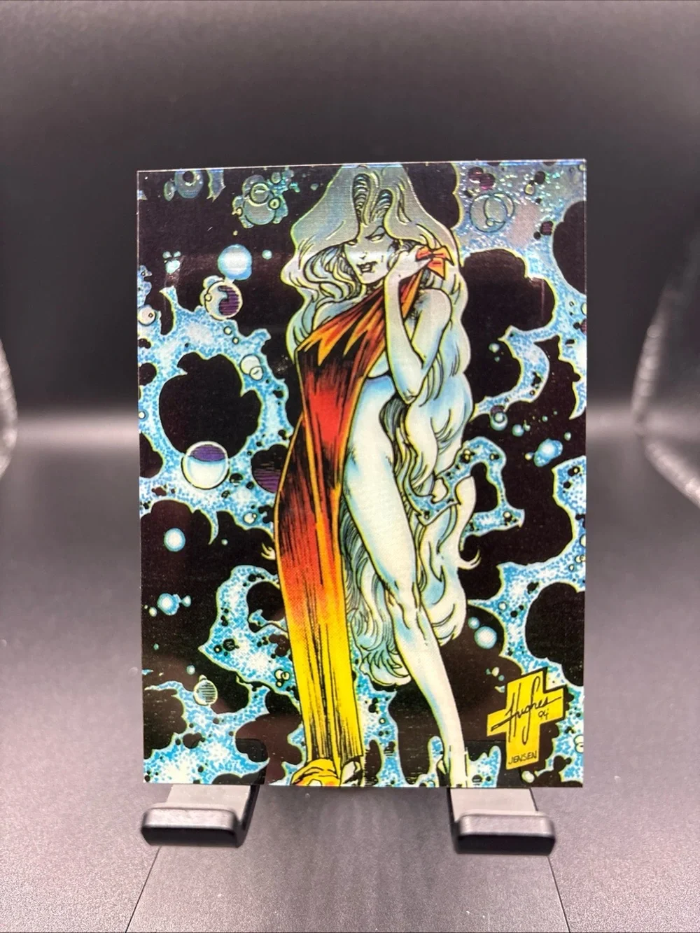 1994 Lady Death Series 1 Chase card No. 1 of 5 Chaos Krome Clear chrome